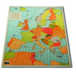 Lokatorkarta över Europa 62 x 78 cm